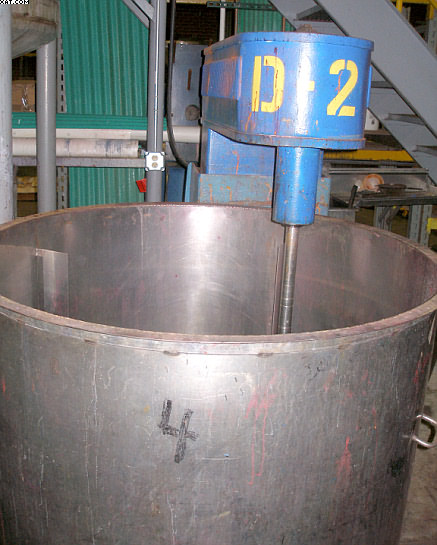 HOCKMEYER Mixer and Stainless Steel Mixing Tank,